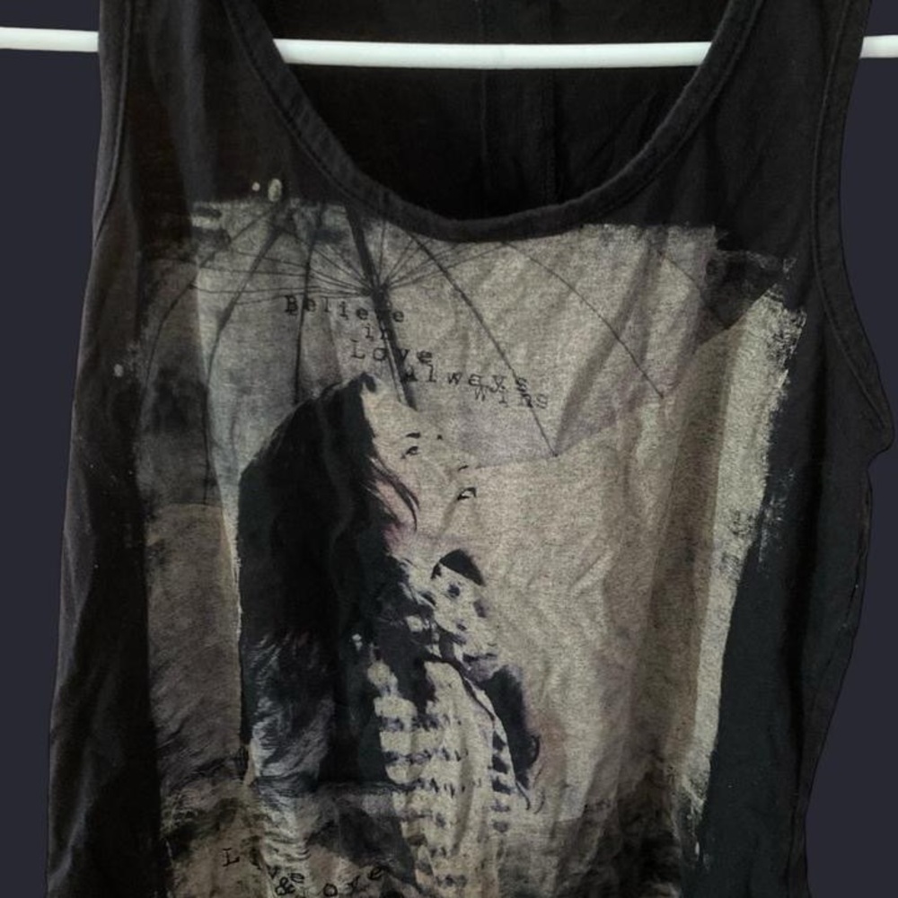 Black Graphic Women's Tank Top